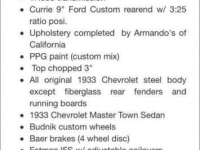 1933 Chevrolet Master for sale in Cadillac, Michigan (ID-48820)