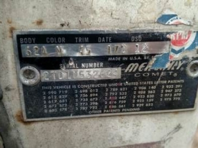 1962 Mercury Comet for sale in Cadillac, Michigan (ID-1577)