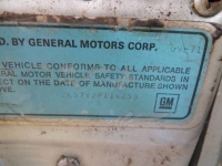 1972 Pontiac Grand Prix for sale in Cadillac, Michigan (ID-1608)